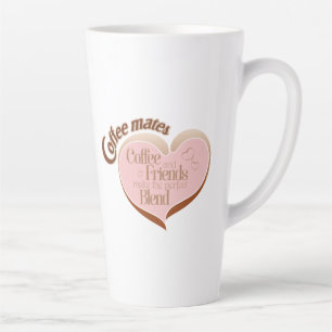 Tasse de latte pour compagnons de café