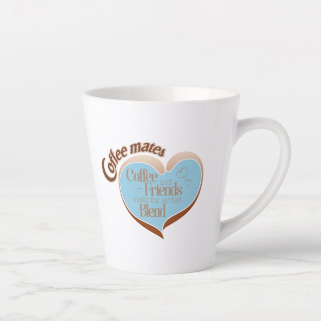 Tasse de latte pour compagnons de café (Droite)