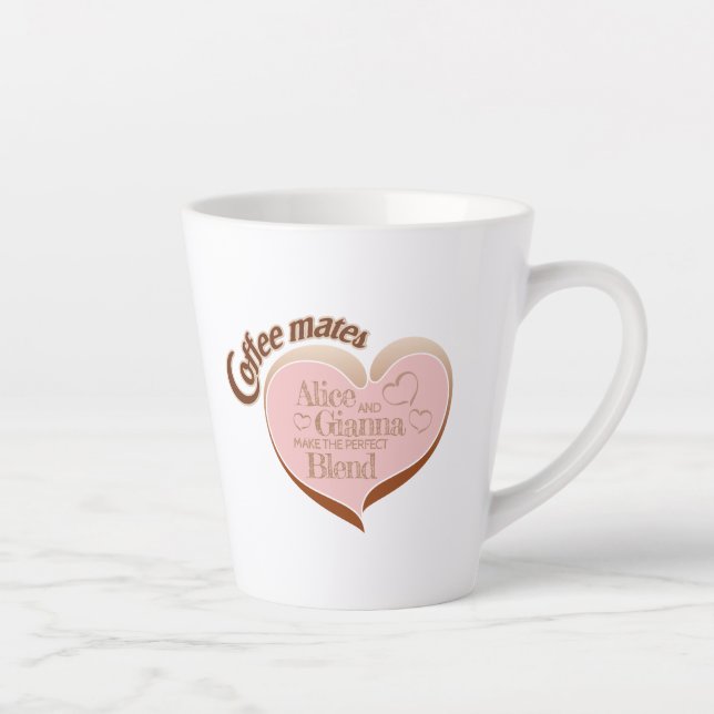 Tasse de latte pour compagnons de café (Droite)