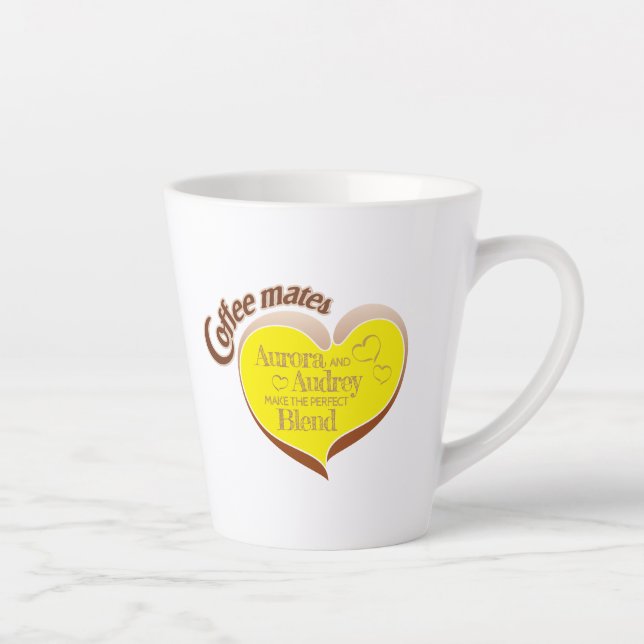 Tasse de latte pour compagnons de café (Droite)