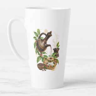 Tasse de latte pour la cérémonie traditionnelle ét