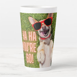 Tasse de Latte pour les 60 ans de Chien qui Rit