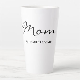 Tasse de latte pour maman iconique amusante et coo