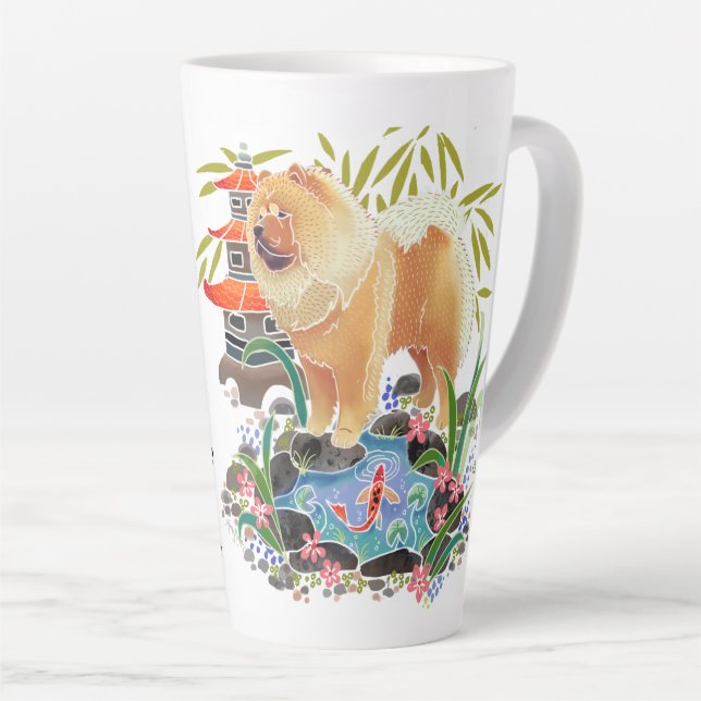 TASSE DE latte SONGMAO avec du texte à l'arrière (Angle droit)