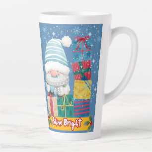 tasse de latte style Noël