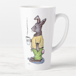 Tasse de latte WTF Rabbit