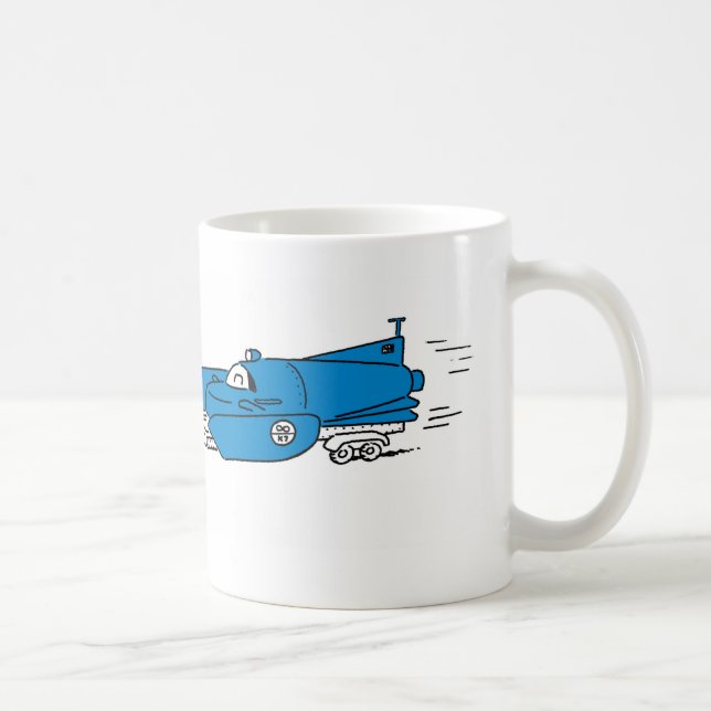 Tasse de l'Australie d'oiseau bleu double (Droite)