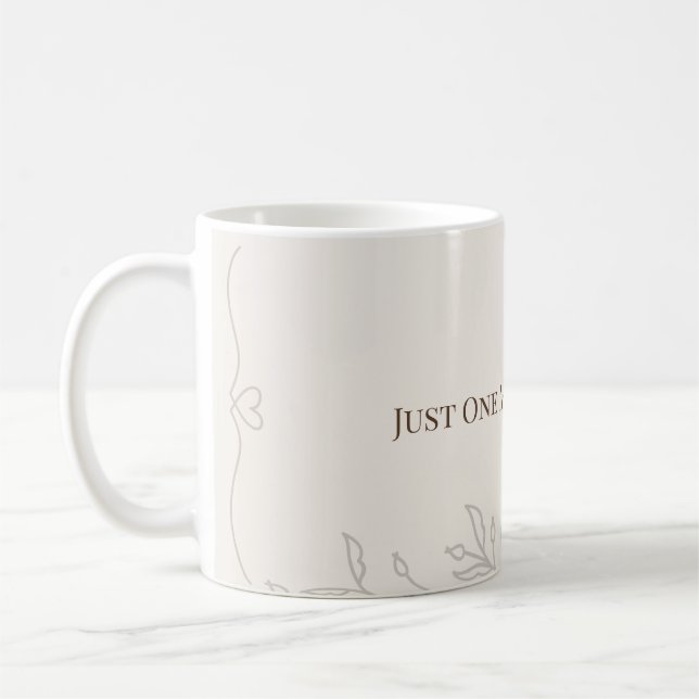 Tasse de lecture confortable « Juste un chapitre d (Gauche)