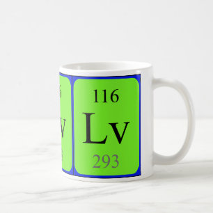 Tasse de l'élément 116 - Livermorium