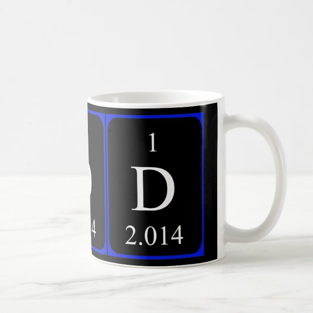 Tasse de l'élément 1a - deutérium (Droite)