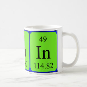 Tasse de l'élément 49 - indium