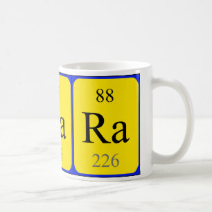 Tasse de l'élément 88 - radium