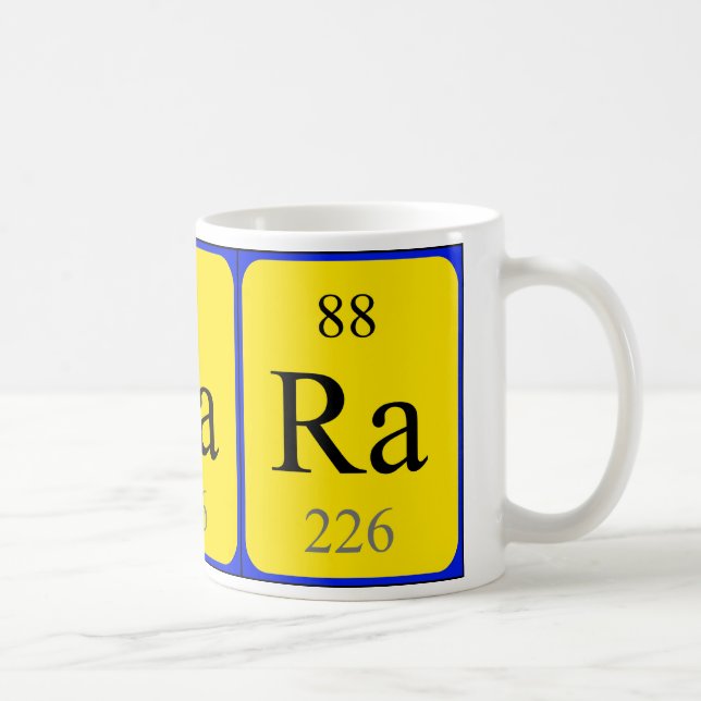 Tasse de l'élément 88 - radium (Droite)