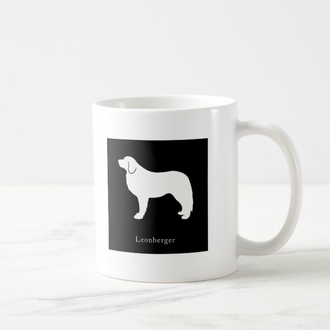 Tasse de Leonberger (noir) (Droite)