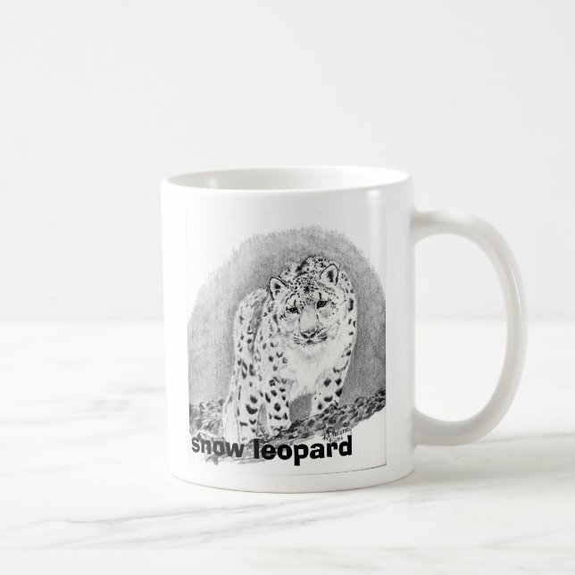 Tasse de léopard de neige (Droite)