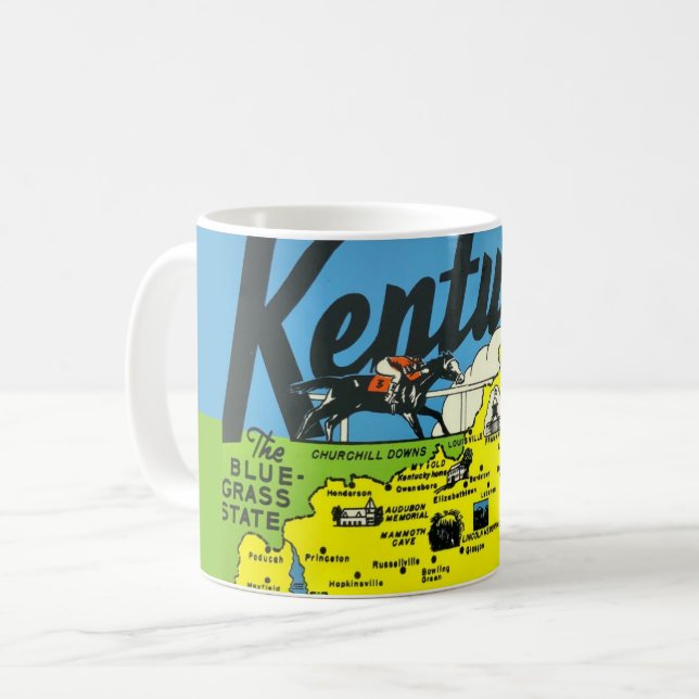 Tasse de l'État du Kentucky Blue Grass (Devant gauche)