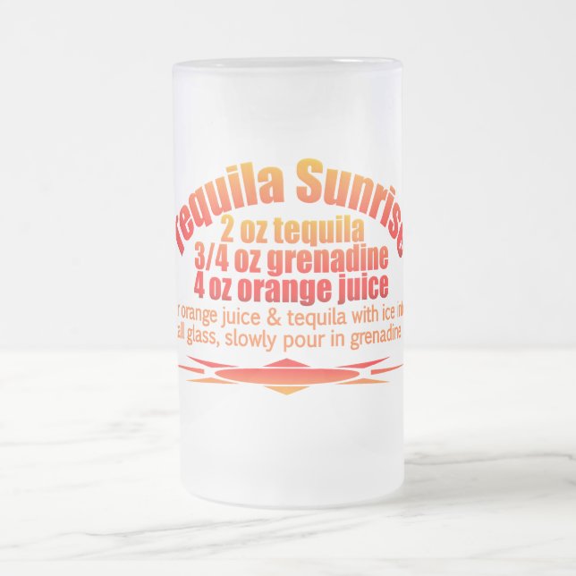 Tasse de lever de soleil de tequila - choisissez (Centre)