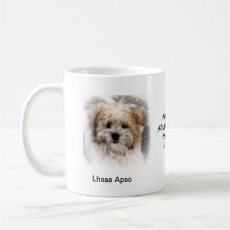 Tasse de Lhasa Apso - avec deux images et un motif