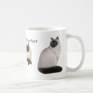 Tasse de l'Himalaya personnalisable de chats