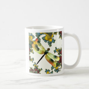 Tasse de libellule (couleurs d'automne)