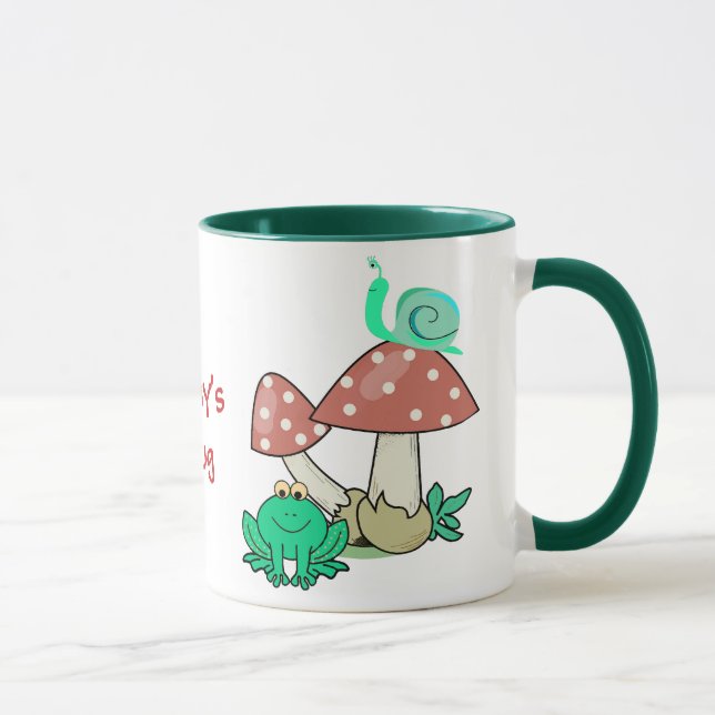 Tasse de l'illustration des enfants doux (Droite)