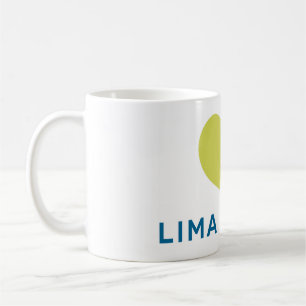 Tasse DE LIMA d'haricot de logo de conception