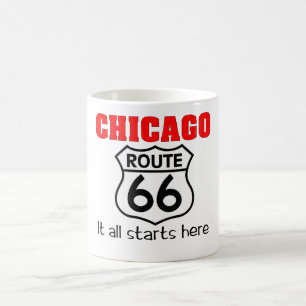 Tasse de l'itinéraire 66 de Chicago