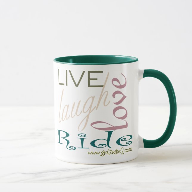 Tasse de LiveLaughLoveRide-Café (Droite)