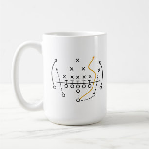 Tasse de livre de jeu de football « The Game Plan