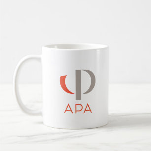 Tasse de logo d'APA