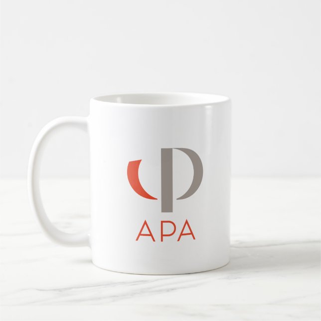 Tasse de logo d'APA (Gauche)