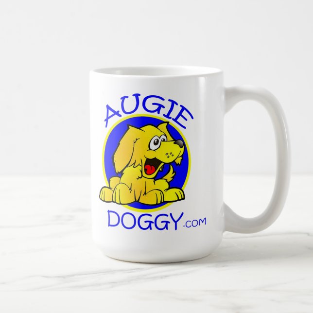 Tasse de logo de bande dessinée de chienchien (Droite)