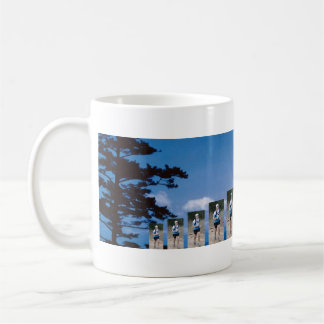 Tasse de logo de Fuji de projet