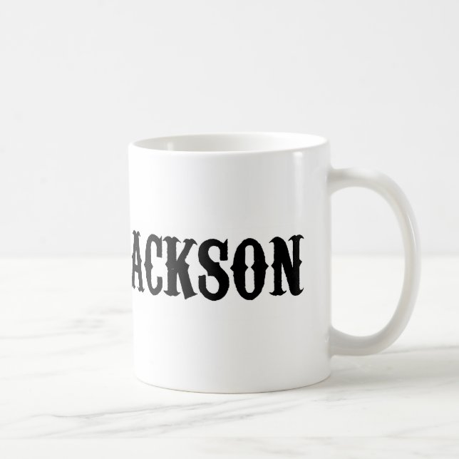 Tasse de logo de Jackson de juge (Droite)