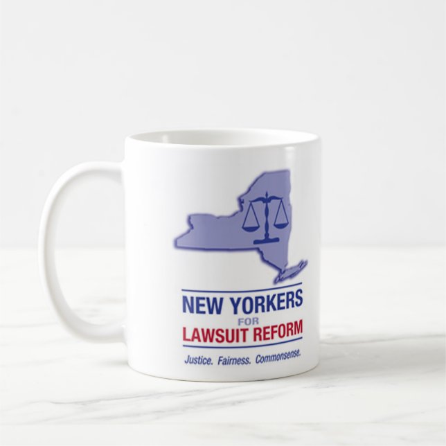 Tasse de logo de NYLR (Gauche)