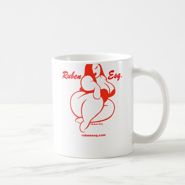 Tasse de logo de Ruben Esq (Droite)