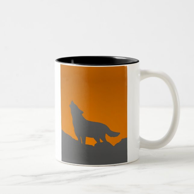 Tasse de loup d'hurlement (Droit)