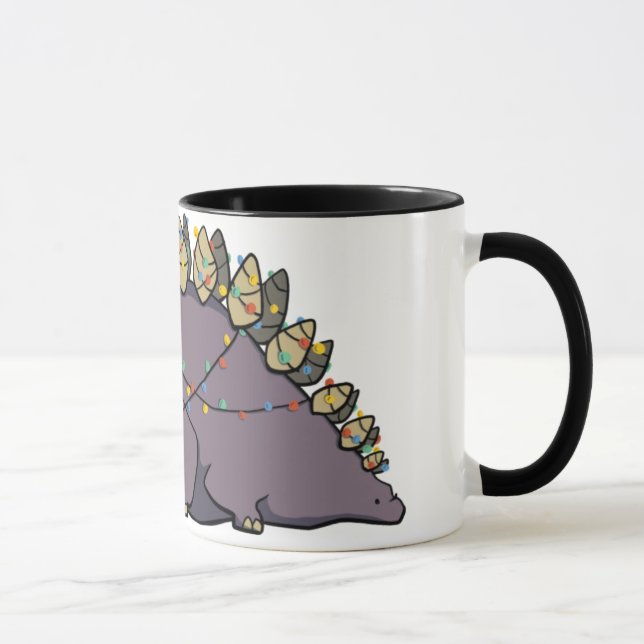Tasse de lumières de Noël de Stegosaurus (Droite)