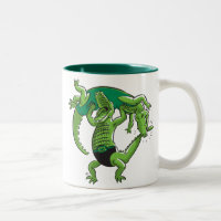 Tasse de lutte d'alligator