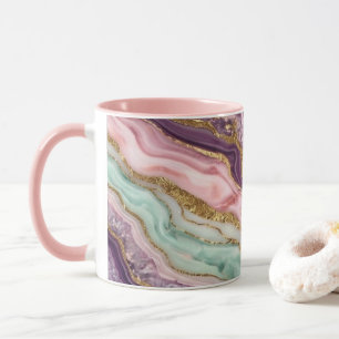 Tasse de luxe rose