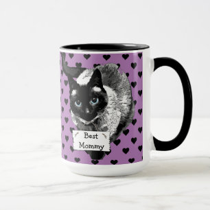 Tasse de Madame café de chat siamois de la