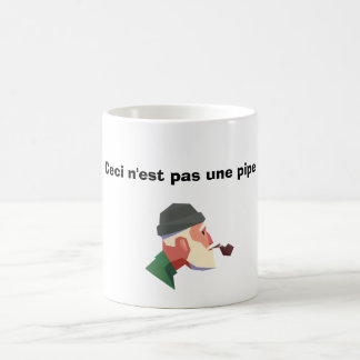 Tasse de Magritte ceci pas pipe une n'est