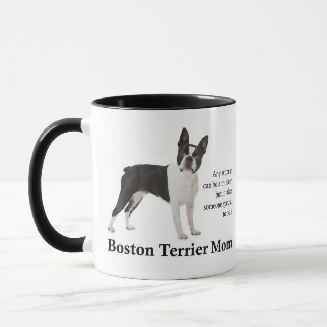 Tasse de maman de Boston Terrier (Gauche)