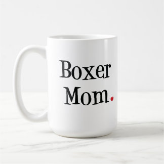 Tasse de maman de boxeur