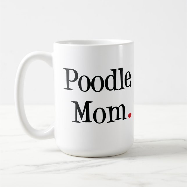Tasse de maman de caniche (Gauche)