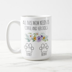 Tasse de maman de chien - Cadeau personnalisé de m