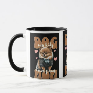 Tasse de maman de chien – « Je travaille dur pour