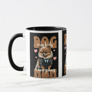 Tasse de maman de chien – « Je travaille dur pour