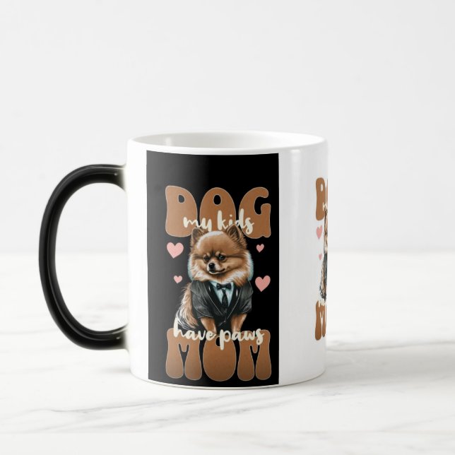 Tasse de maman de chien – « La vie est meilleure a (Gauche)