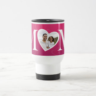 Tasse de MAMAN de coeur de la photo O de jour de